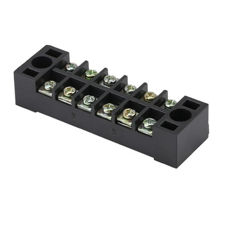double rang/ée 12 positions 600V 15A Bornier /à vis Bornier /à vis barrette de jonction pour borne pr/é-isol/ée 5 rang/ées
